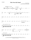How Sweet the Sound - Percussion