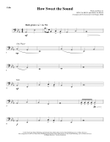 How Sweet the Sound - Cello
