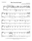 How Sweet the Sound - Keyboard String Reduction