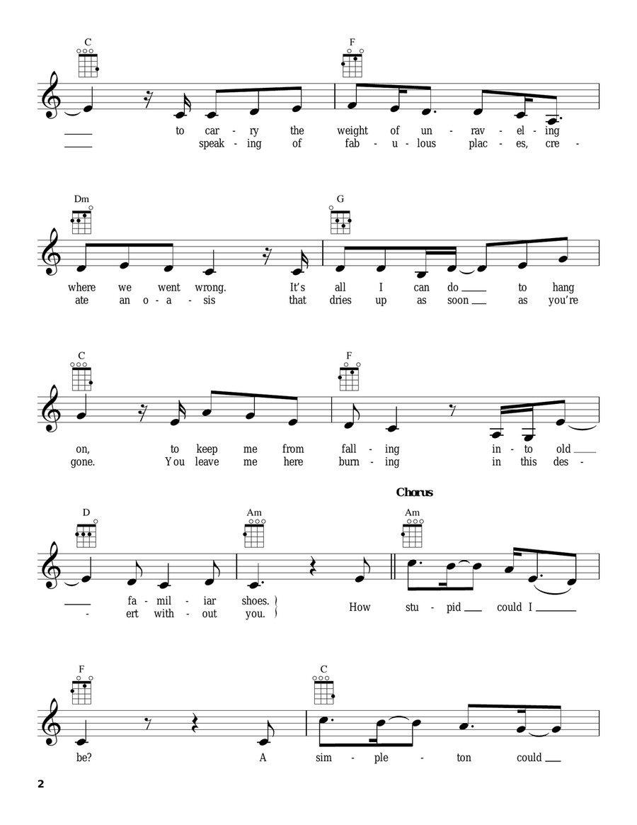 Stupid Stupid Ukulele scores gallery preview page 2
