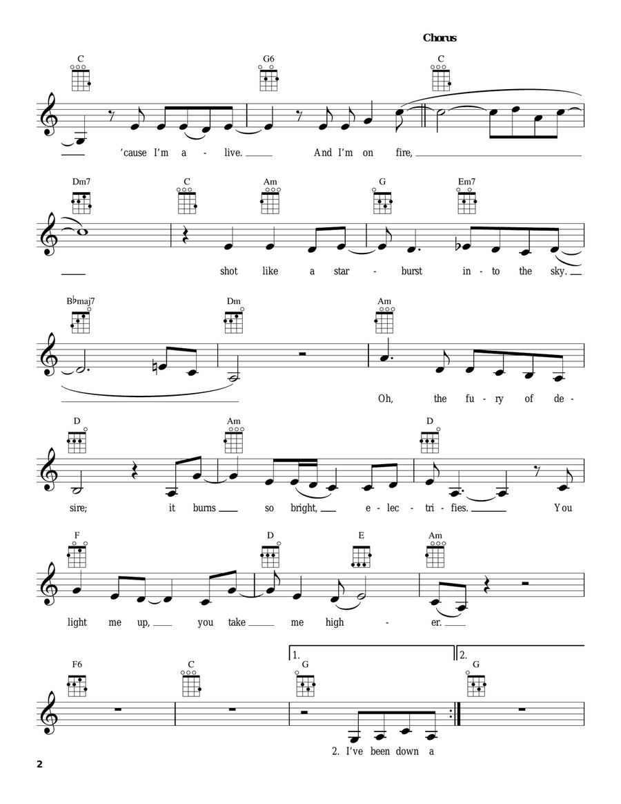 Loving You Is Easy Loving You Is Easy Ukulele scores gallery preview page 2