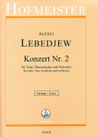 Konzert Nr. 2 für Tuba (Bassposaune) und Orchester / Partitur