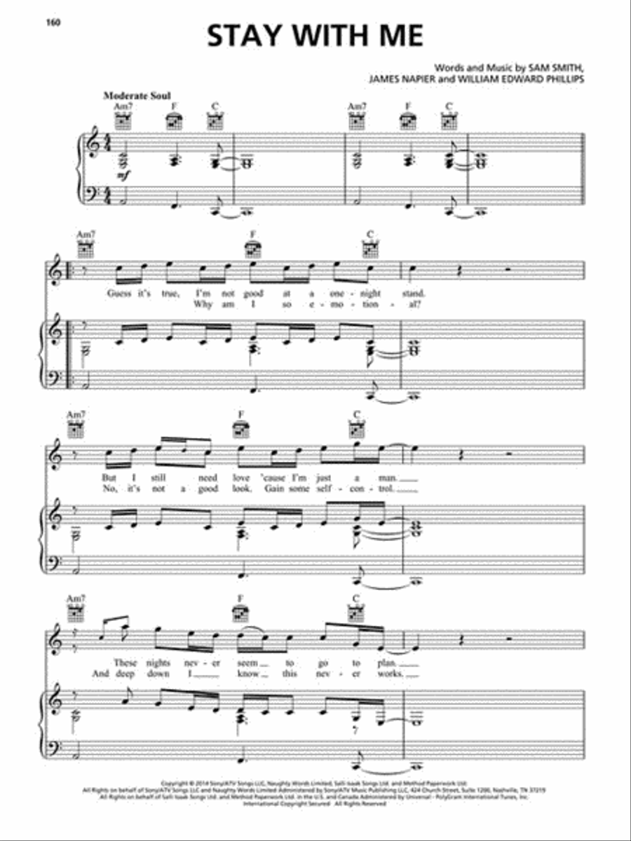The Saddest Songs Ever Piano, Vocal, Guitar scores gallery preview page 4