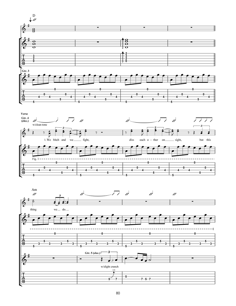 Louder Than Words Louder Than Words Acoustic Guitar scores gallery preview page 3