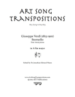 VERDI: Stornello (transposed to A-flat major)