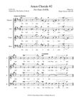 Amen Chorale #2 (SATB)