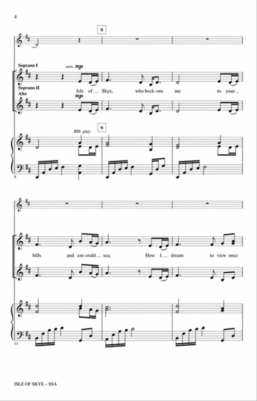 Isle of Skye SSA scores gallery preview page 3