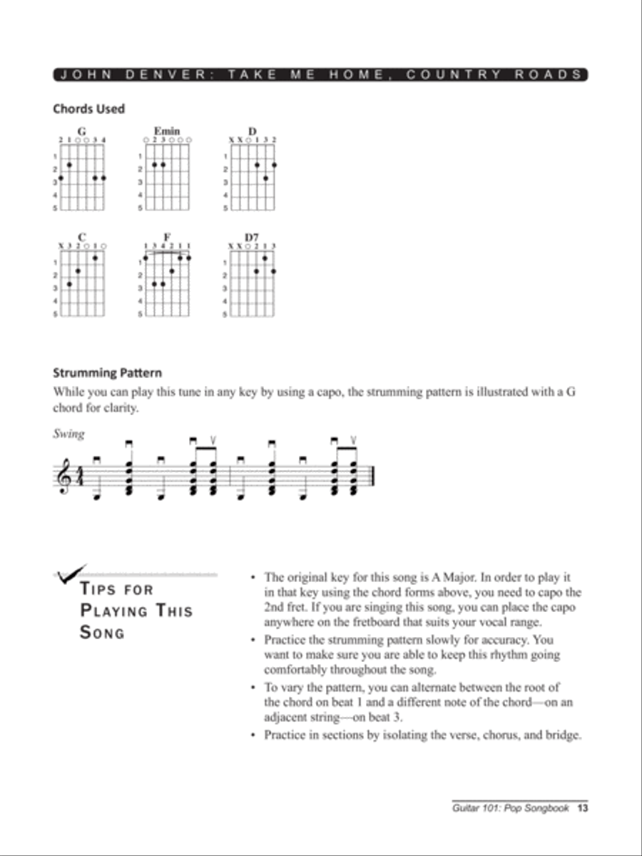 Alfred's Guitar 101, Pop Songbook Electric Guitar scores gallery preview page 5