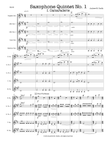 Saxophone Quintet No. 1