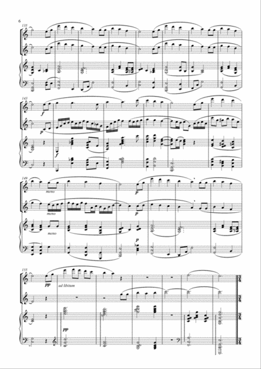 Slovenian Sonata - for 2 flutes and piano Flute Solo scores gallery preview page 6