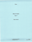 Brass Canon Op. 7-Parts