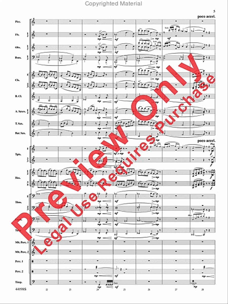 Afterlife Afterlife Concert Band scores gallery preview page 6