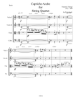 Capricho Arabe for string quartet