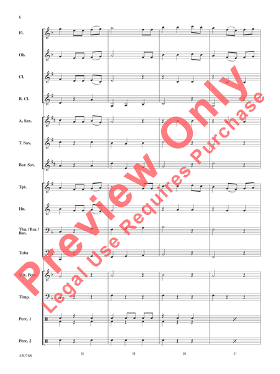 Las Mañanitas Las Mañanitas Concert Band scores gallery preview page 9