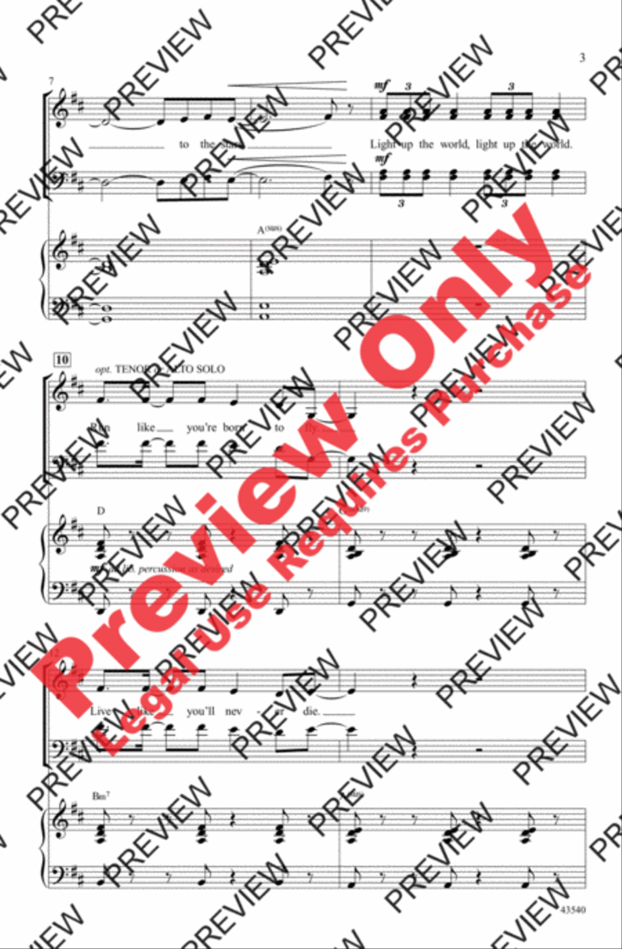 The World Is Ours The World Is Ours 4-Part scores gallery preview page 3