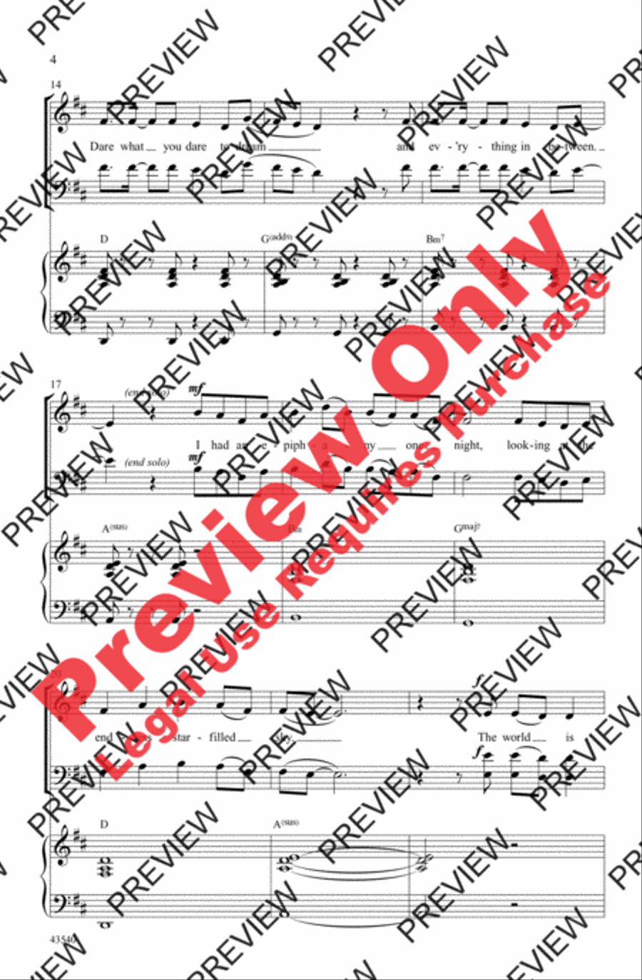 The World Is Ours The World Is Ours 4-Part scores gallery preview page 4
