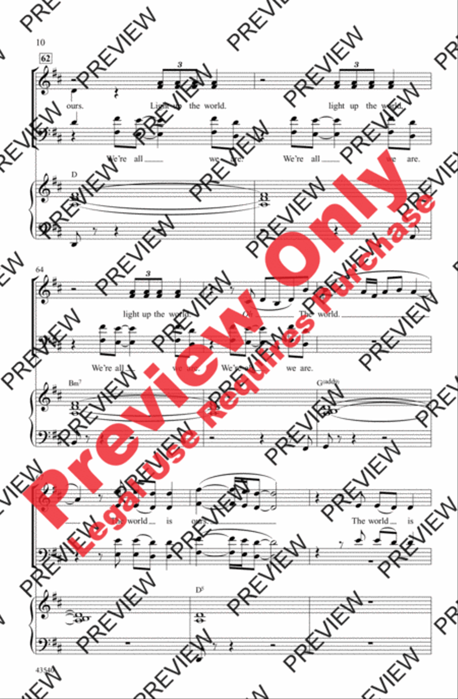The World Is Ours The World Is Ours 4-Part scores gallery preview page 10