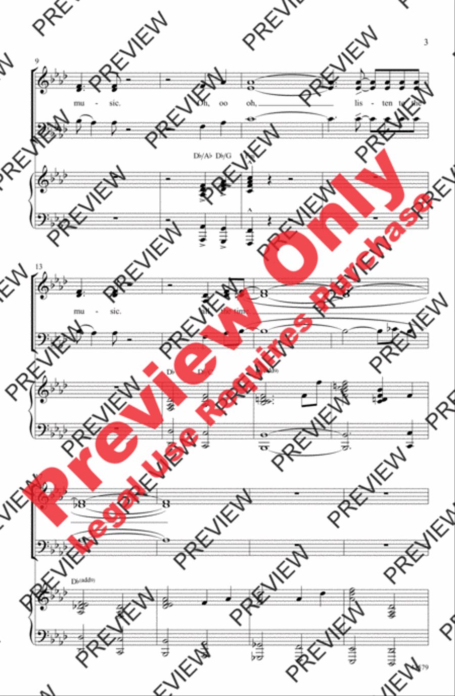 Listen to the Music Listen to the Music 3-Part scores gallery preview page 3