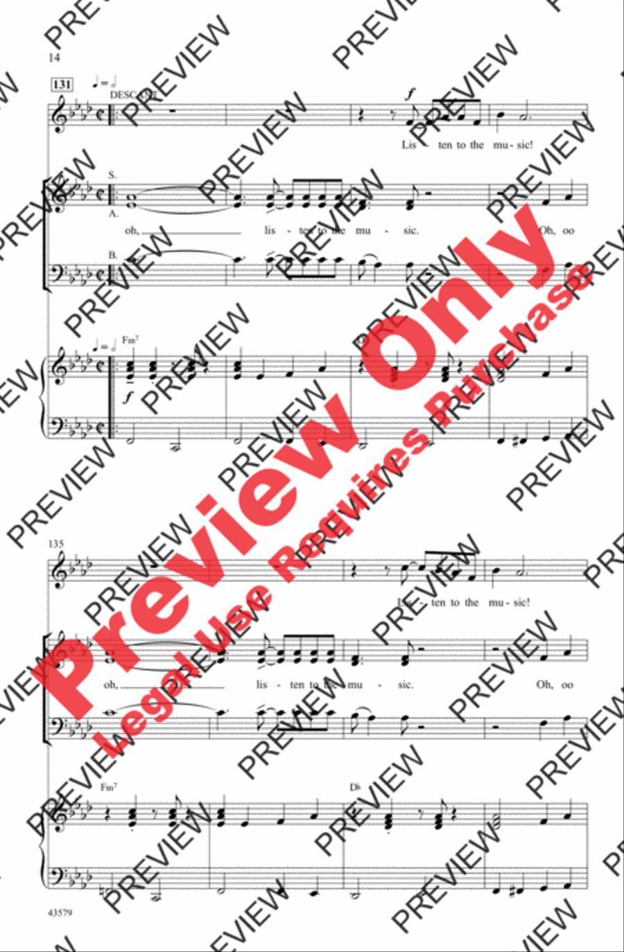 Listen to the Music Listen to the Music 3-Part scores gallery preview page 14