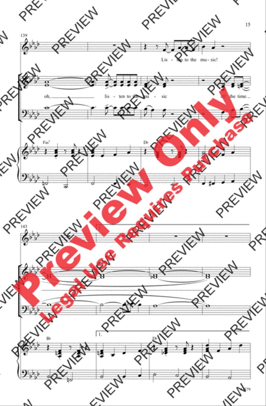 Listen to the Music Listen to the Music 3-Part scores gallery preview page 15