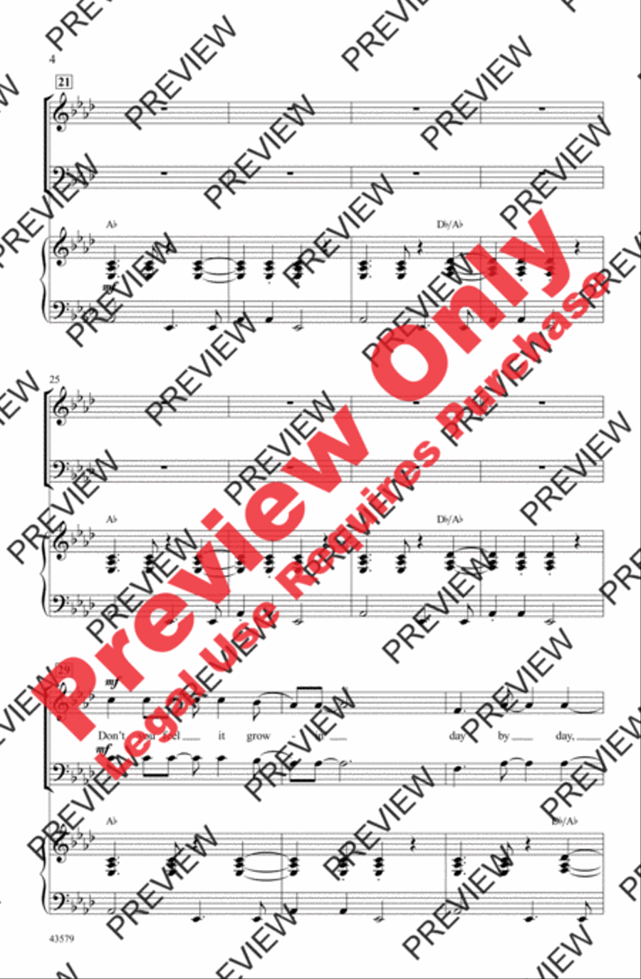 Listen to the Music Listen to the Music 3-Part scores gallery preview page 4