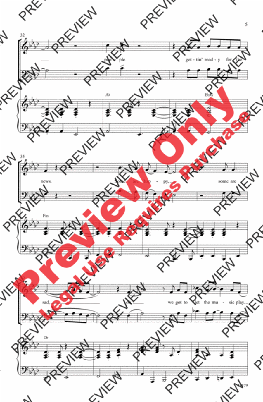 Listen to the Music Listen to the Music 3-Part scores gallery preview page 5