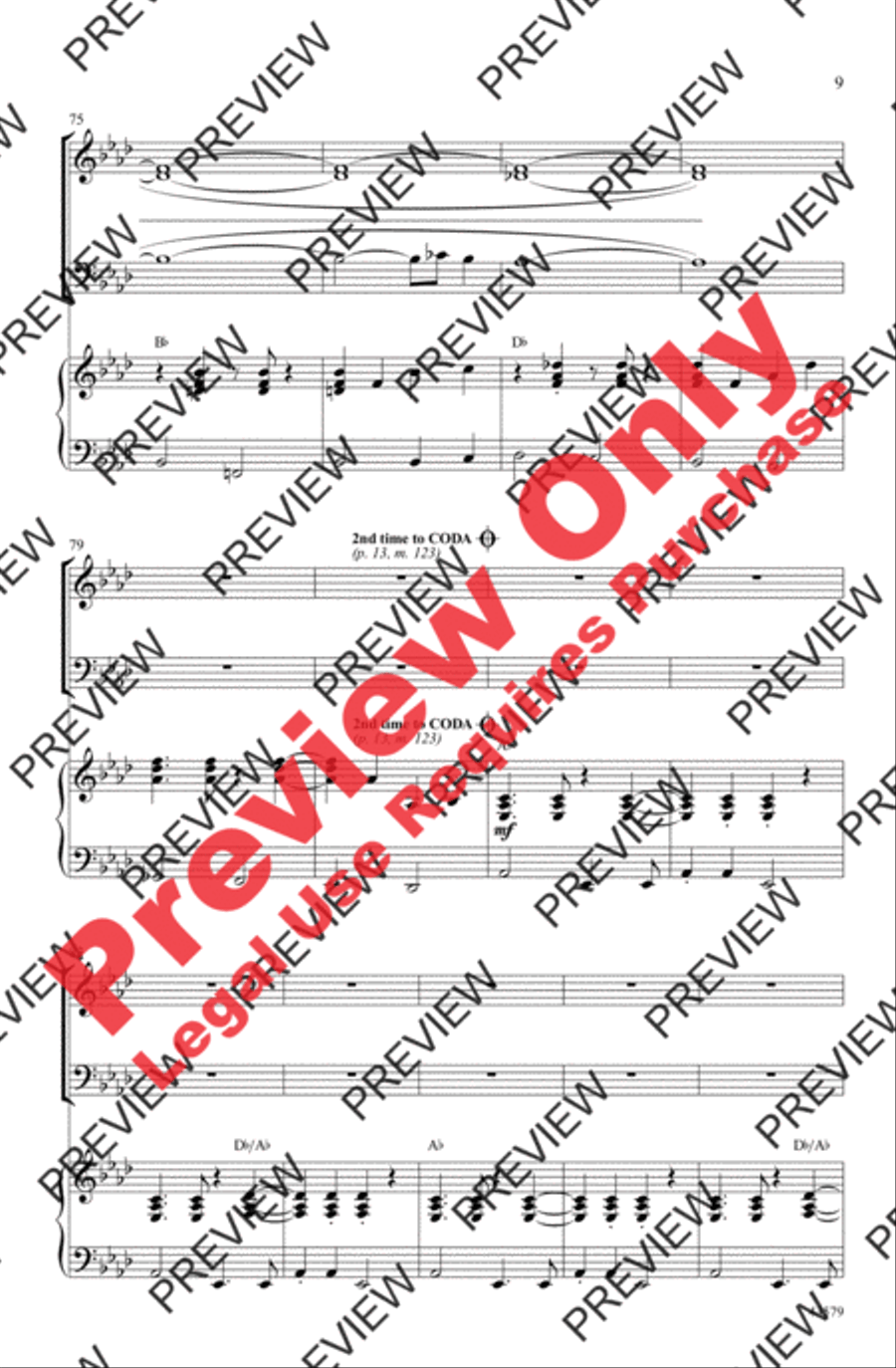 Listen to the Music Listen to the Music 3-Part scores gallery preview page 9