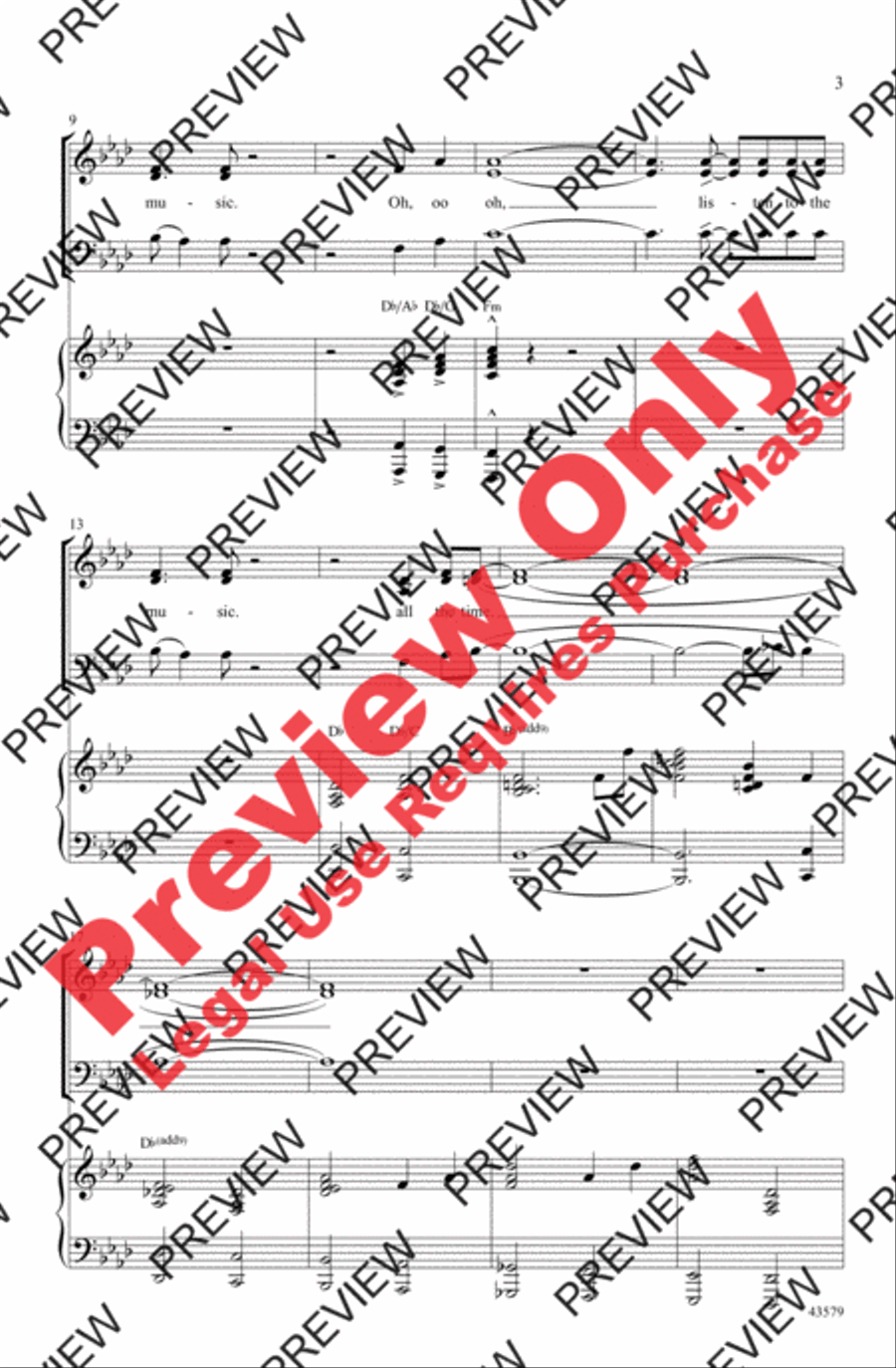 Listen to the Music Listen to the Music 3-Part scores gallery preview page 18
