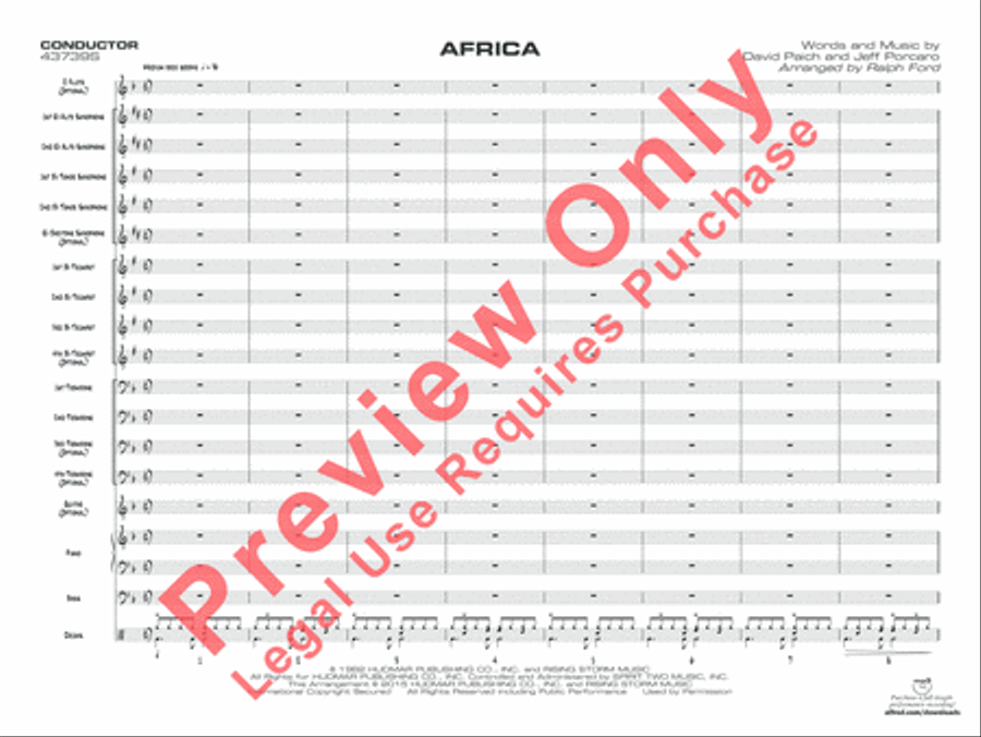 Africa Africa Jazz Ensemble scores gallery preview page 2