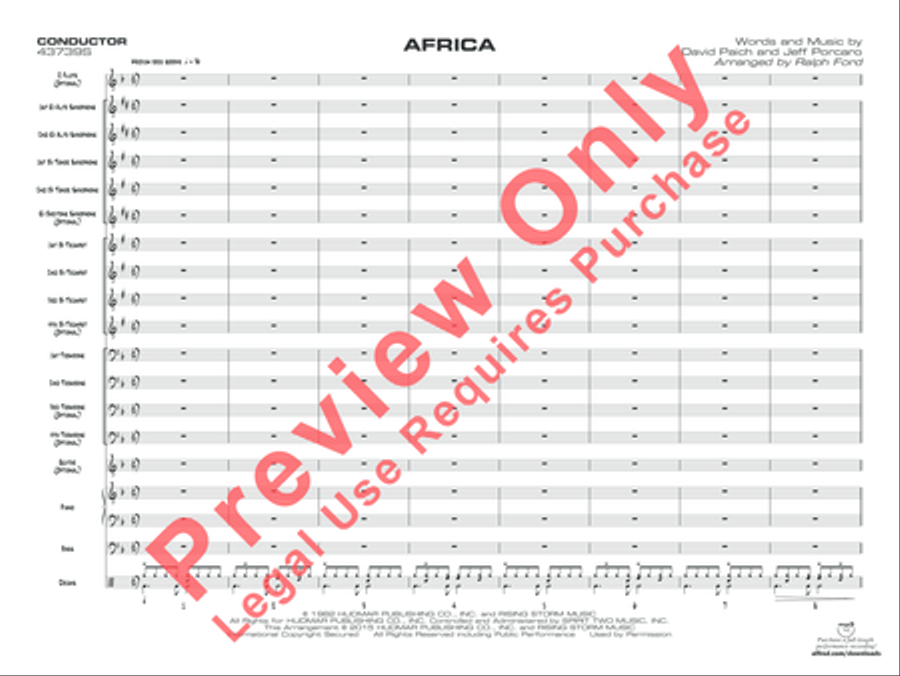 Africa Africa Jazz Ensemble scores gallery preview page 2