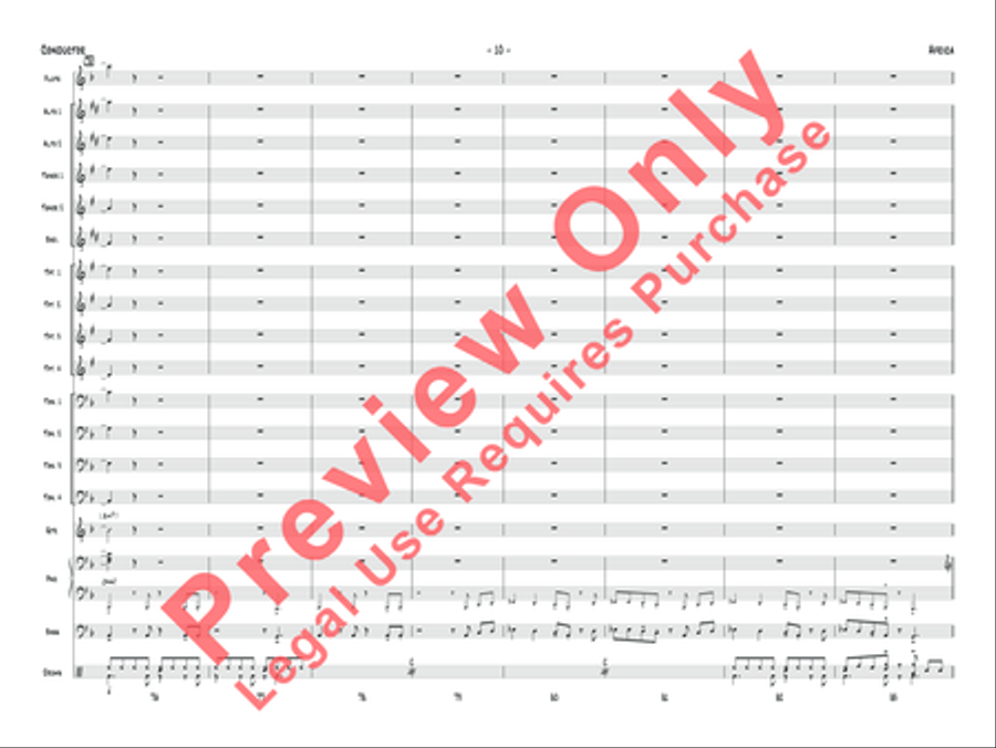 Africa Africa Jazz Ensemble scores gallery preview page 11