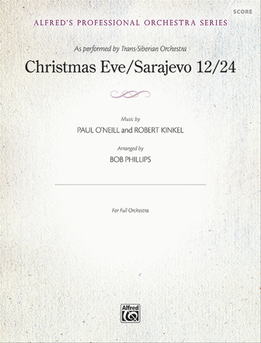Christmas Eve/Sarajevo 12/24 Full Orchestra scores gallery preview page 1