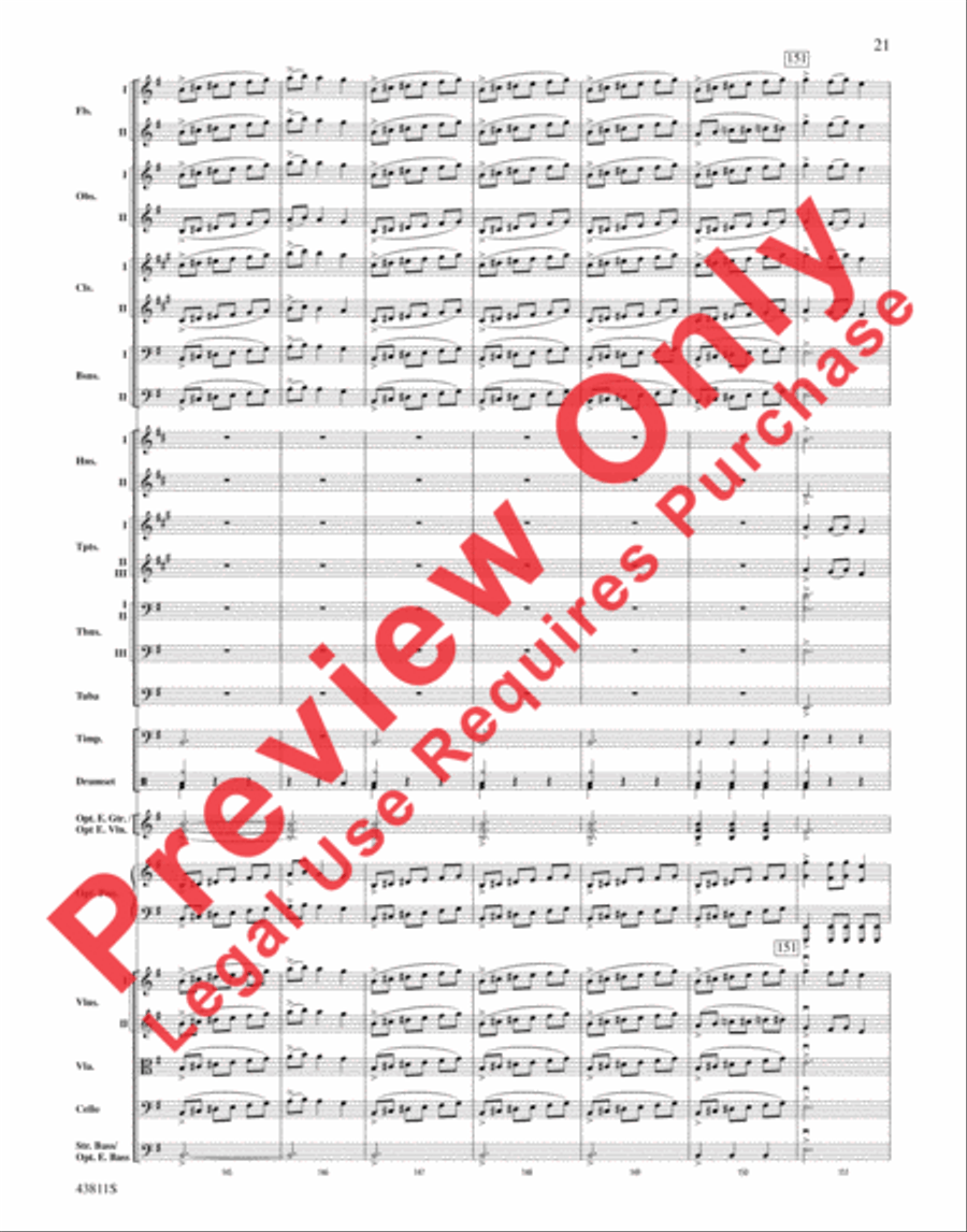 Christmas Eve/Sarajevo 12/24 Full Orchestra scores gallery preview page 22