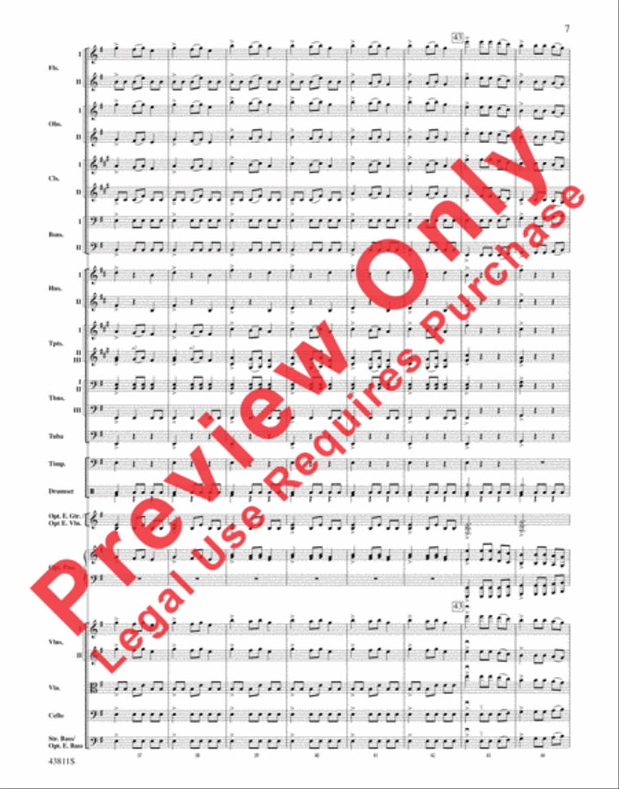 Christmas Eve/Sarajevo 12/24 Full Orchestra scores gallery preview page 8
