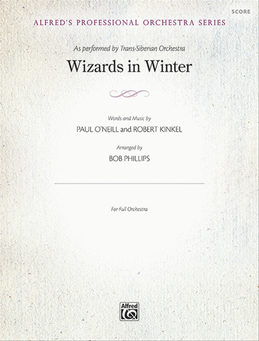 Wizards in Winter Wizards in Winter Full Orchestra scores gallery preview page 1