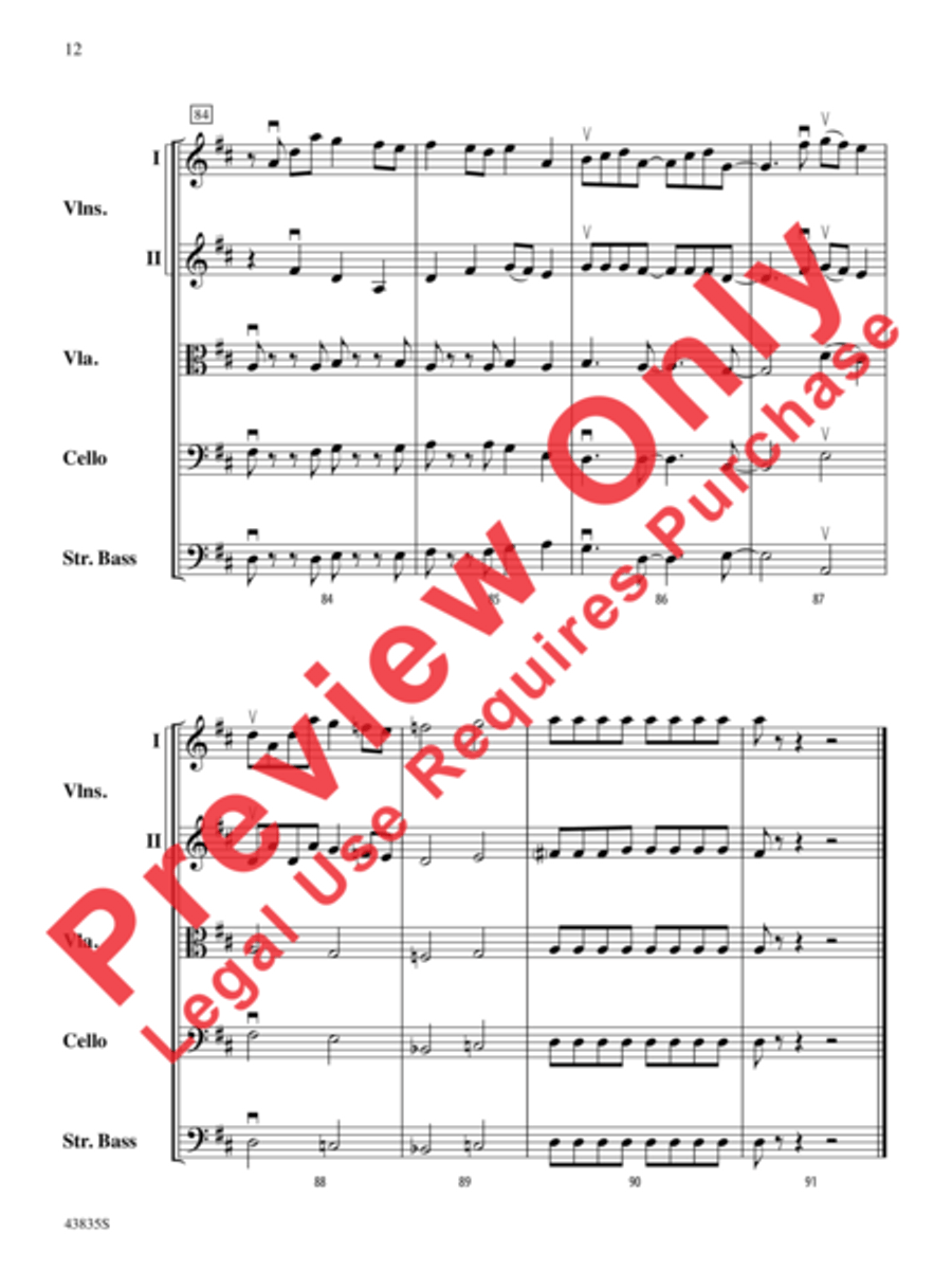 Dolce and Dance Dolce and Dance String Orchestra scores gallery preview page 5