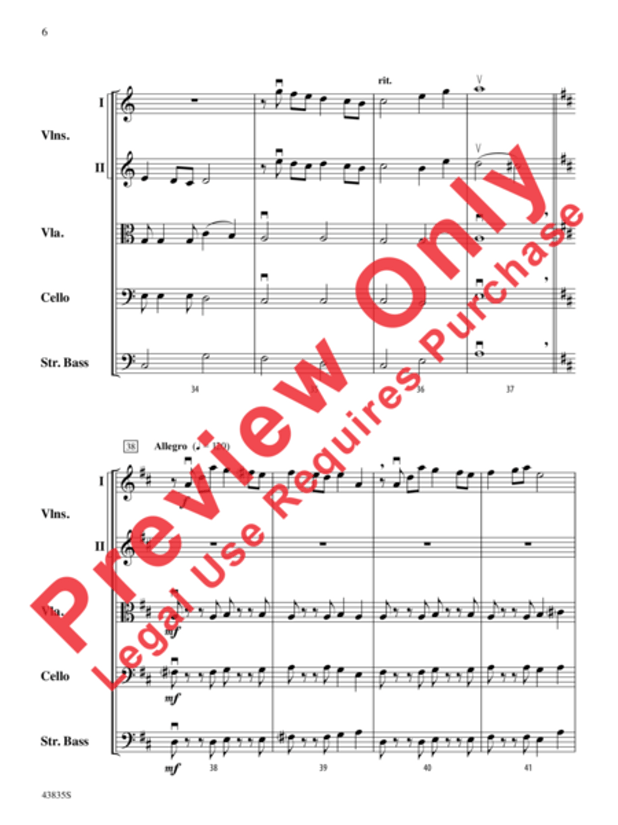 Dolce and Dance Dolce and Dance String Orchestra scores gallery preview page 9