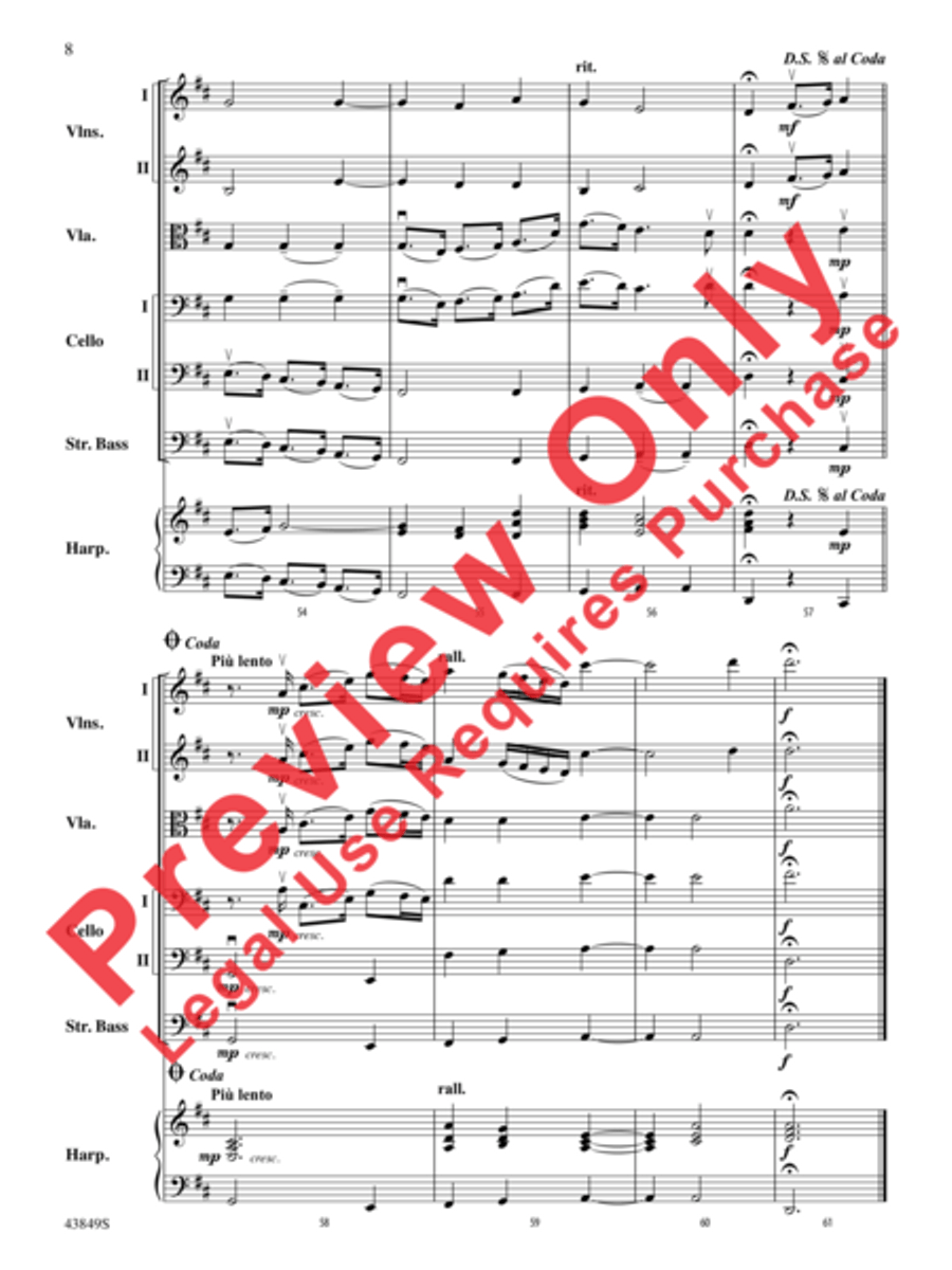 Largo String Orchestra scores gallery preview page 9