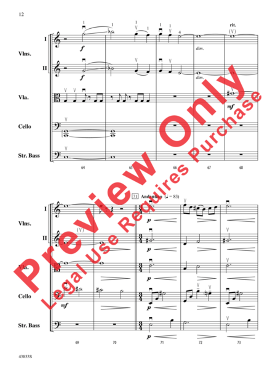 Miraj Miraj String Orchestra scores gallery preview page 5