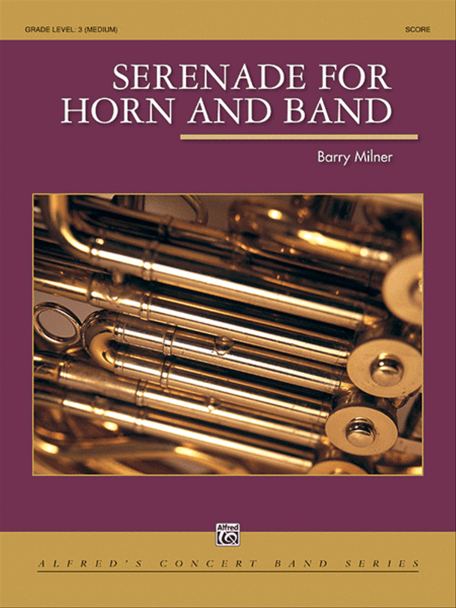 Serenade for Horn and Band Concert Band scores gallery preview page 1