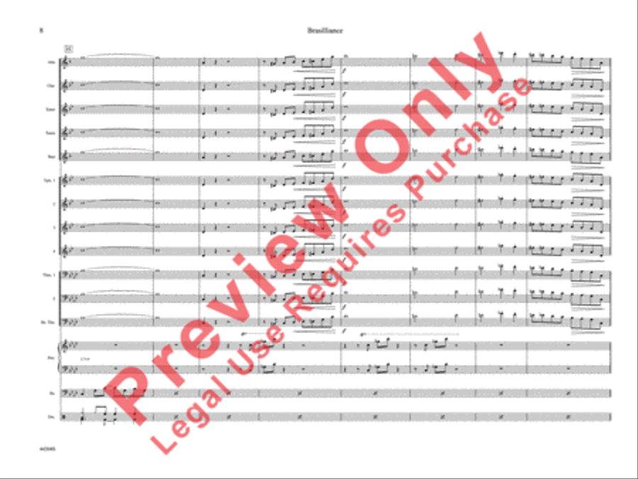 Brasilliance Brasilliance Jazz Ensemble scores gallery preview page 13