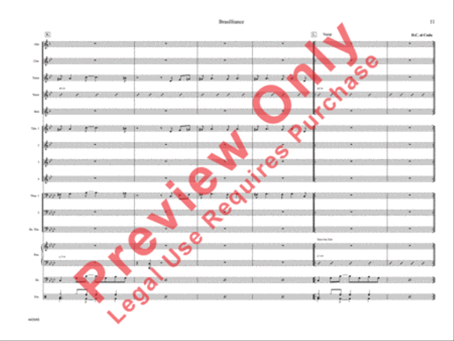 Brasilliance Brasilliance Jazz Ensemble scores gallery preview page 16
