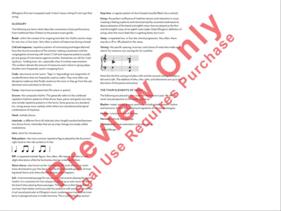 Brasilliance Brasilliance Jazz Ensemble scores gallery preview page 4
