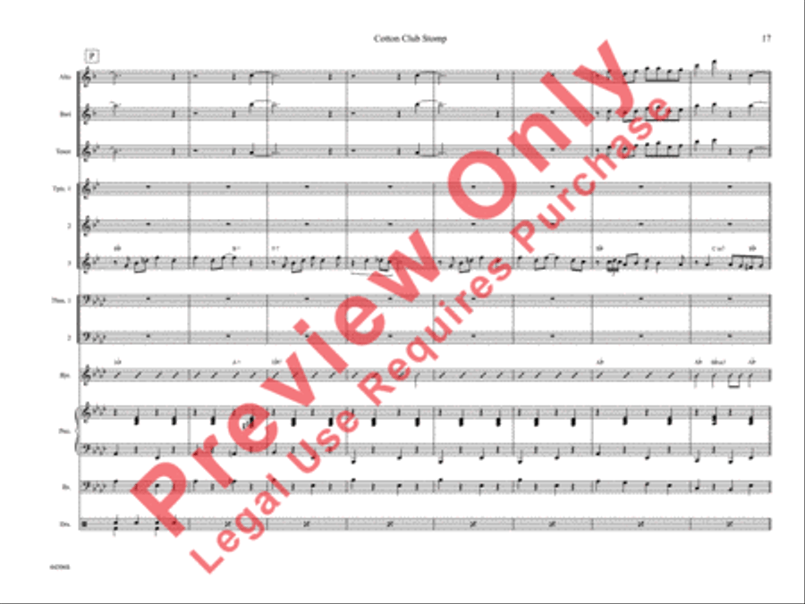 Cotton Club Stomp Cotton Club Stomp Jazz Ensemble scores gallery preview page 22