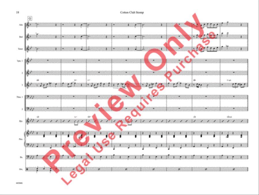 Cotton Club Stomp Cotton Club Stomp Jazz Ensemble scores gallery preview page 23