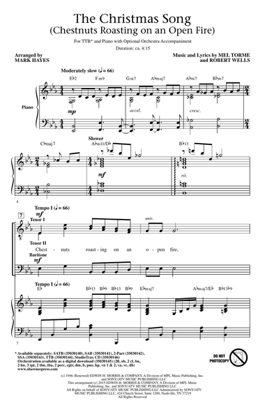 The Christmas Song (Chestnuts Roasting On An Open Fire)
