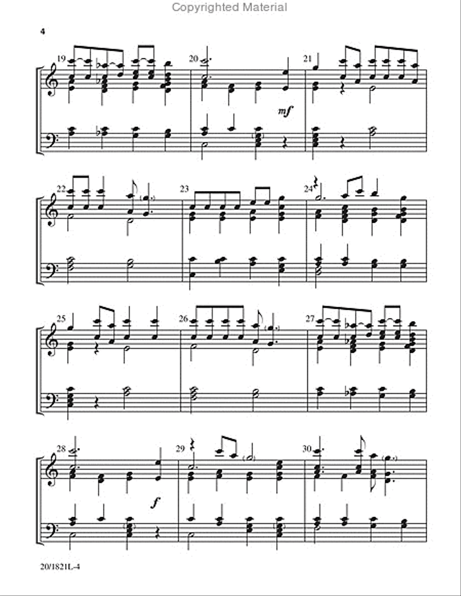 Swing Low, Sweet Chariot 3-Octaves scores gallery preview page 4