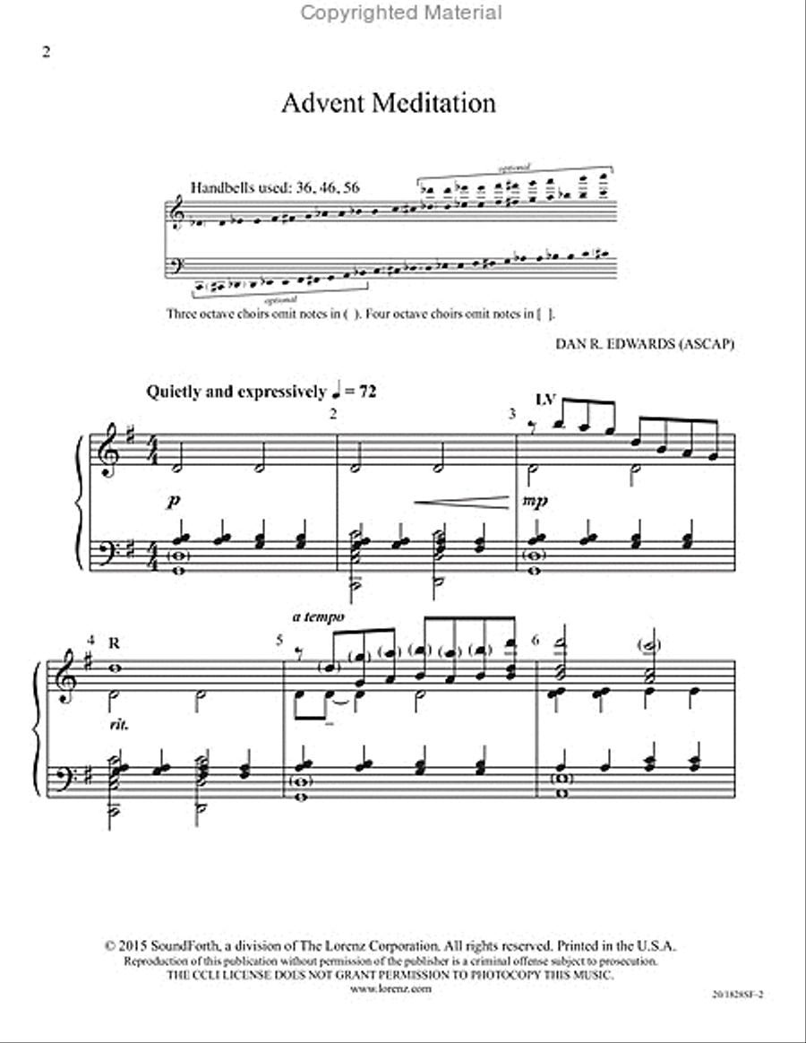 Advent Meditation 5-Octaves scores gallery preview page 2