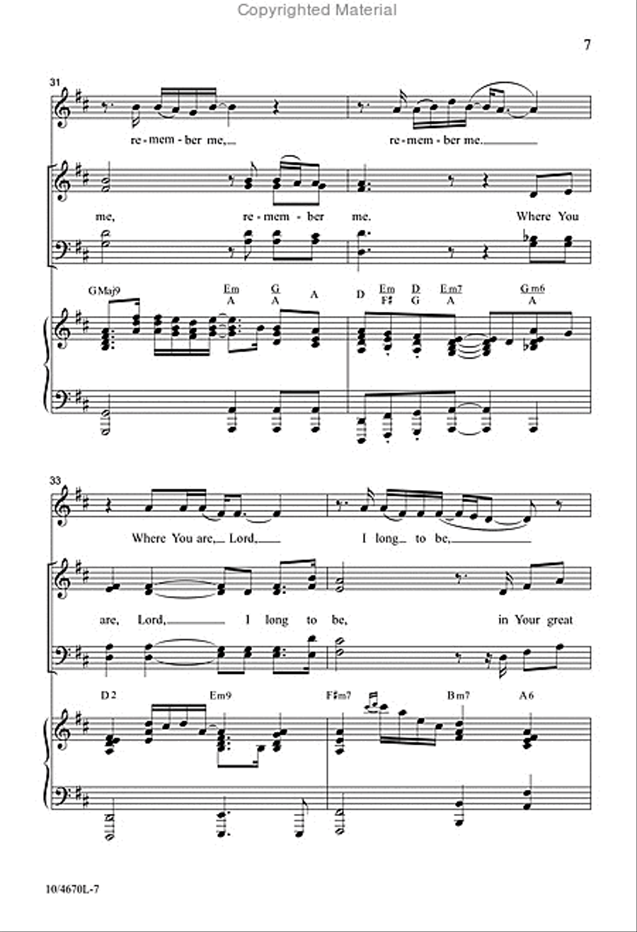 Remember Me Remember Me 4-Part scores gallery preview page 7