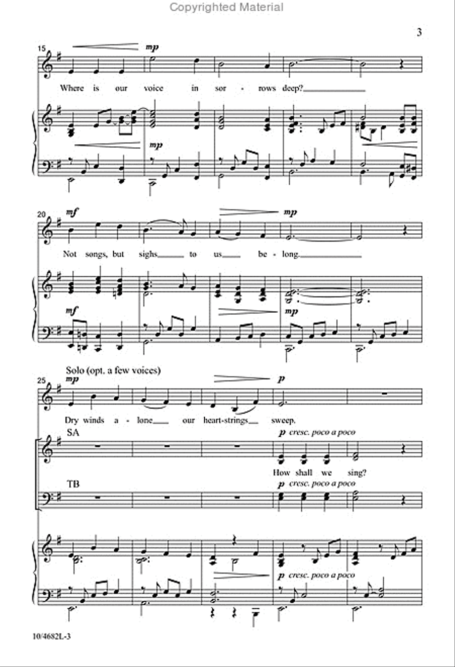 How Shall We Sing Salvation’s Song? 4-Part scores gallery preview page 3